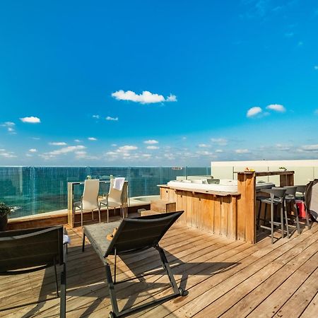 חיפה Penthouse 3Br + Roof Top + Parking - On The Beach מראה חיצוני תמונה