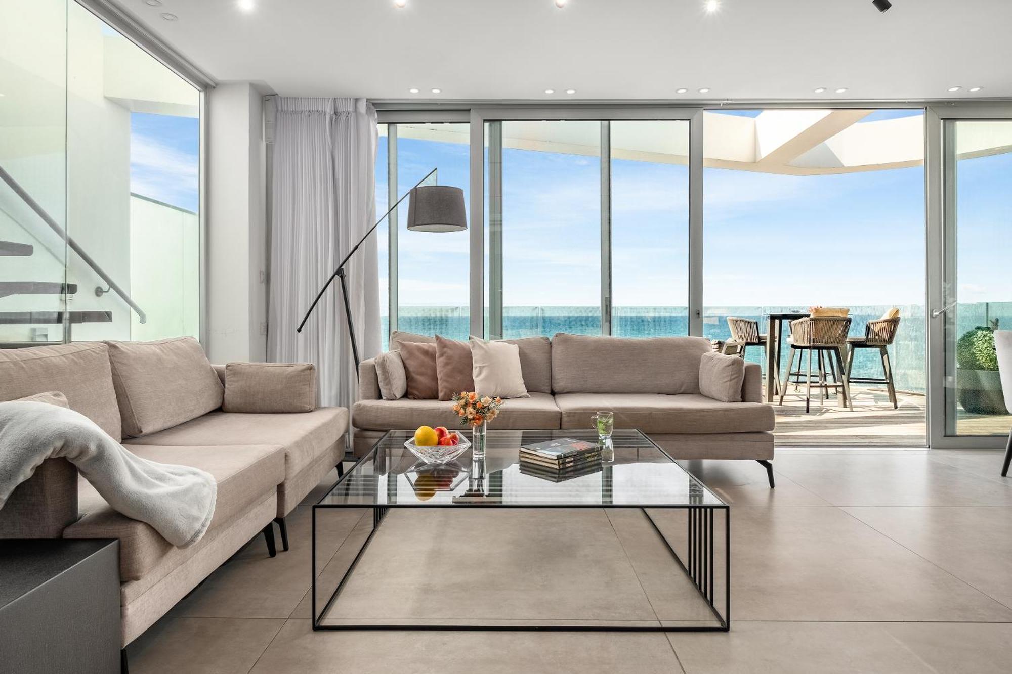 חיפה Penthouse 3Br + Roof Top + Parking - On The Beach מראה חיצוני תמונה