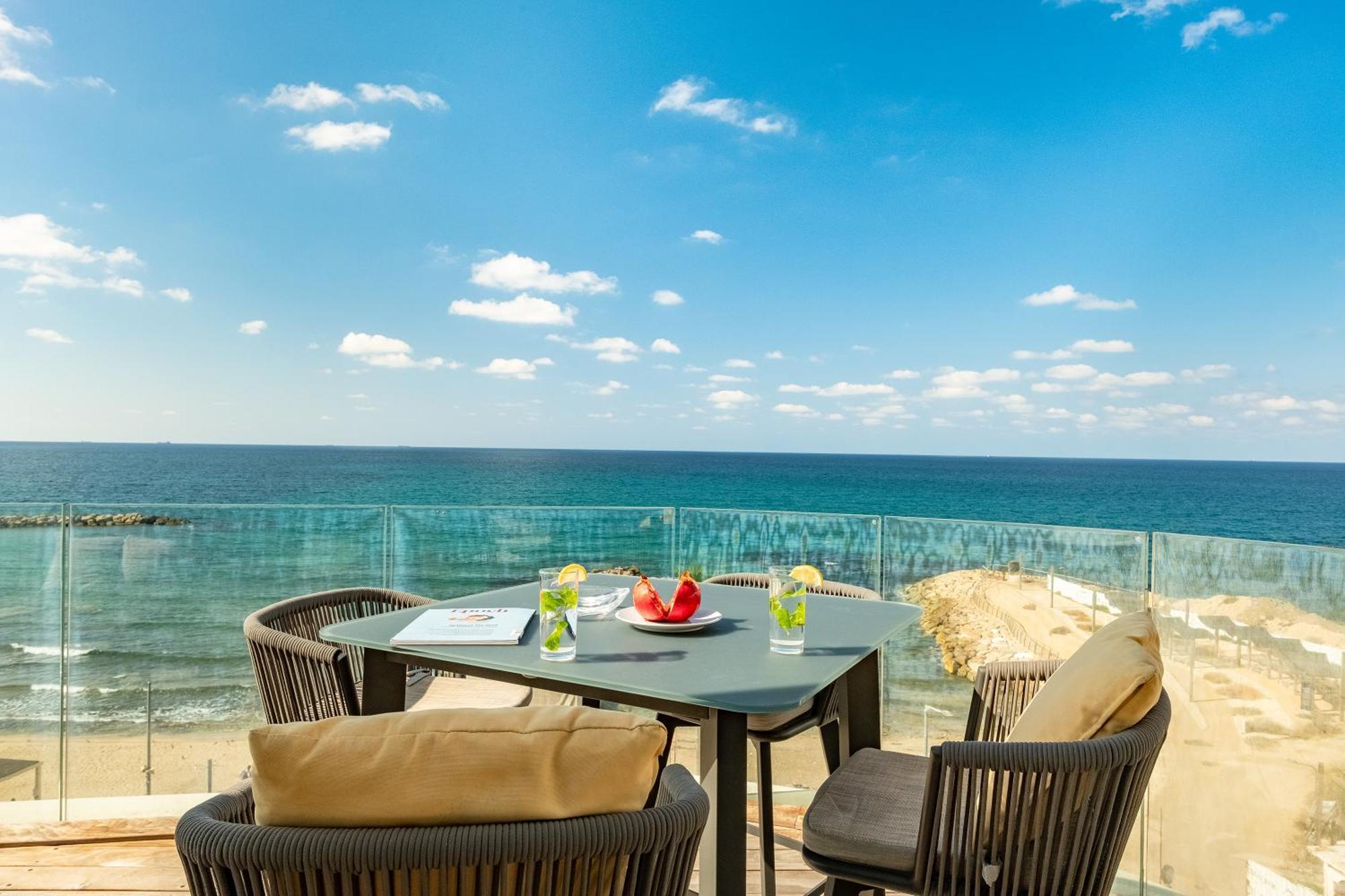 חיפה Penthouse 3Br + Roof Top + Parking - On The Beach מראה חיצוני תמונה