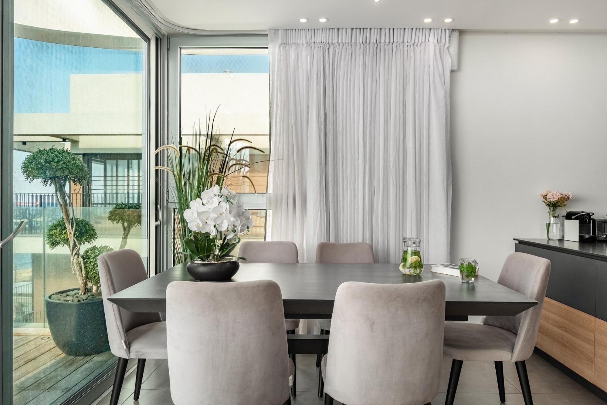 חיפה Penthouse 3Br + Roof Top + Parking - On The Beach מראה חיצוני תמונה