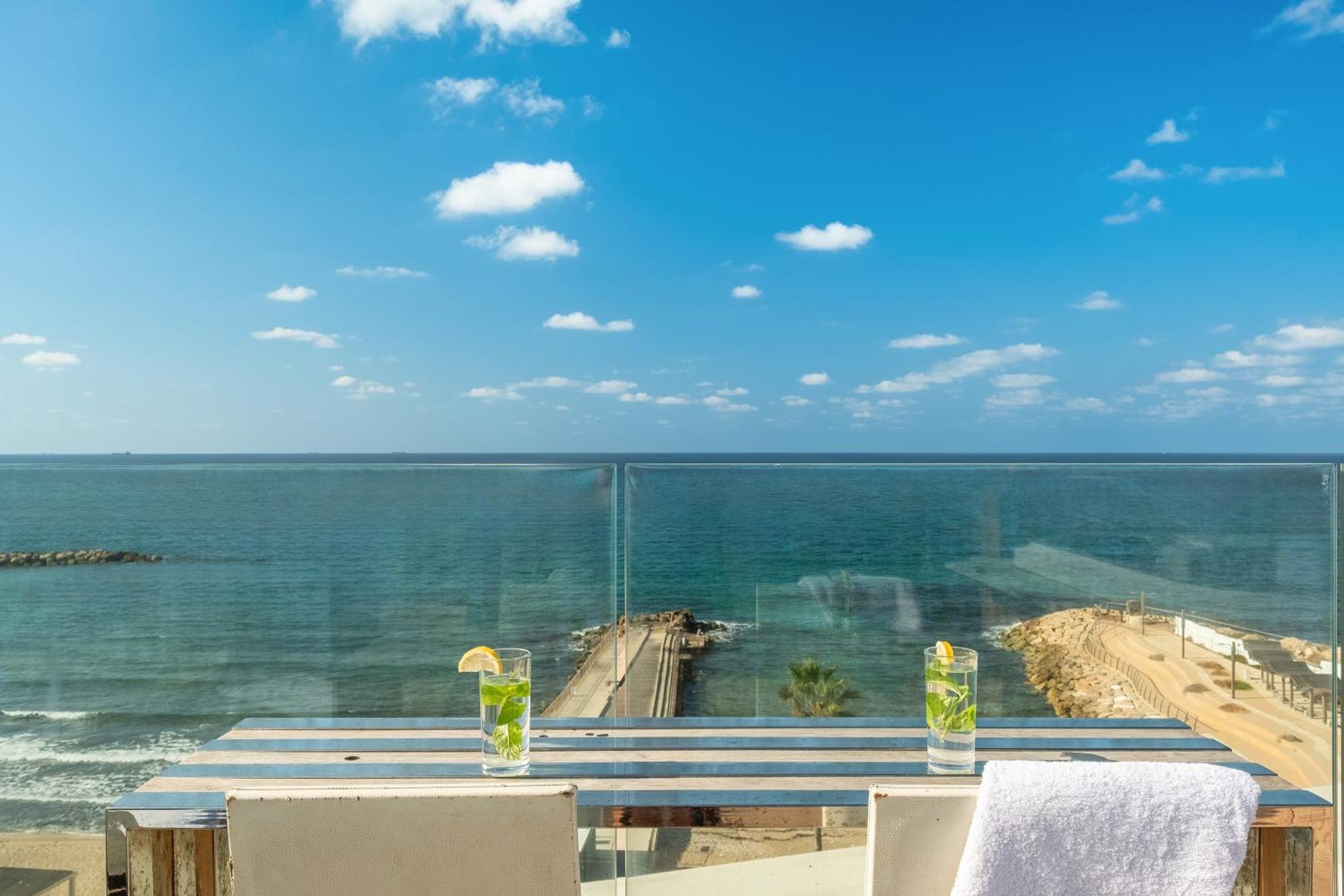 חיפה Penthouse 3Br + Roof Top + Parking - On The Beach מראה חיצוני תמונה